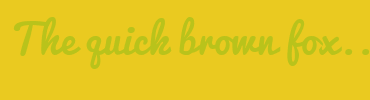 Image with Font Color B9C31B and Background Color EACA20